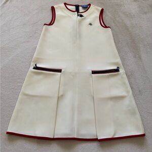 Fay Cream and Red Kids Formal Dress